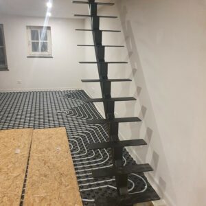 laswerk trap, montage